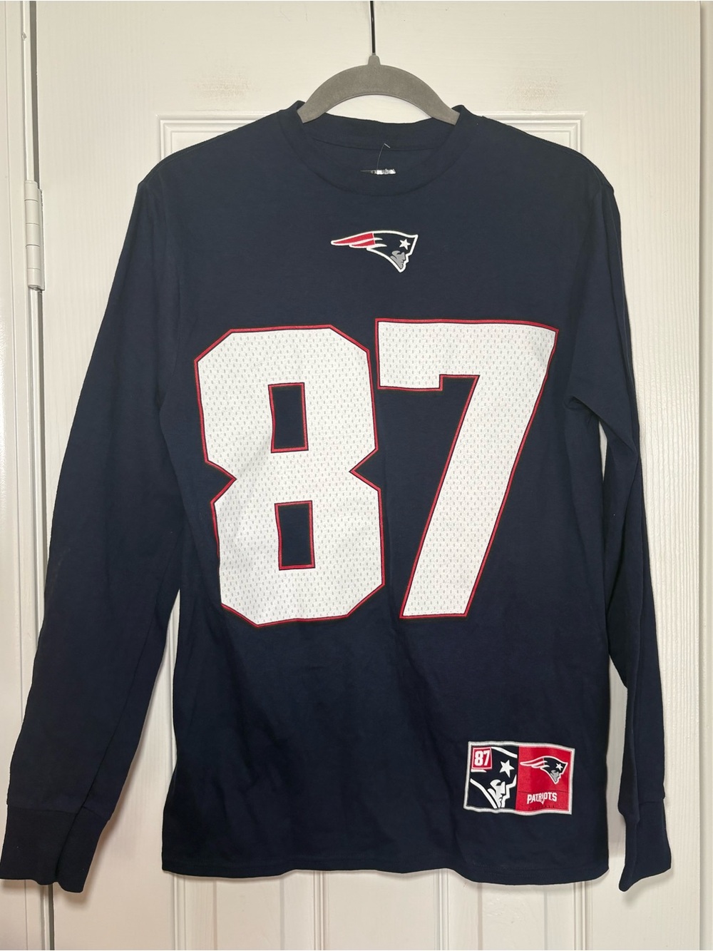 NWT Rob Gronkowski #87 Patriots Shirt Jersey‎ Small NFL Majestic